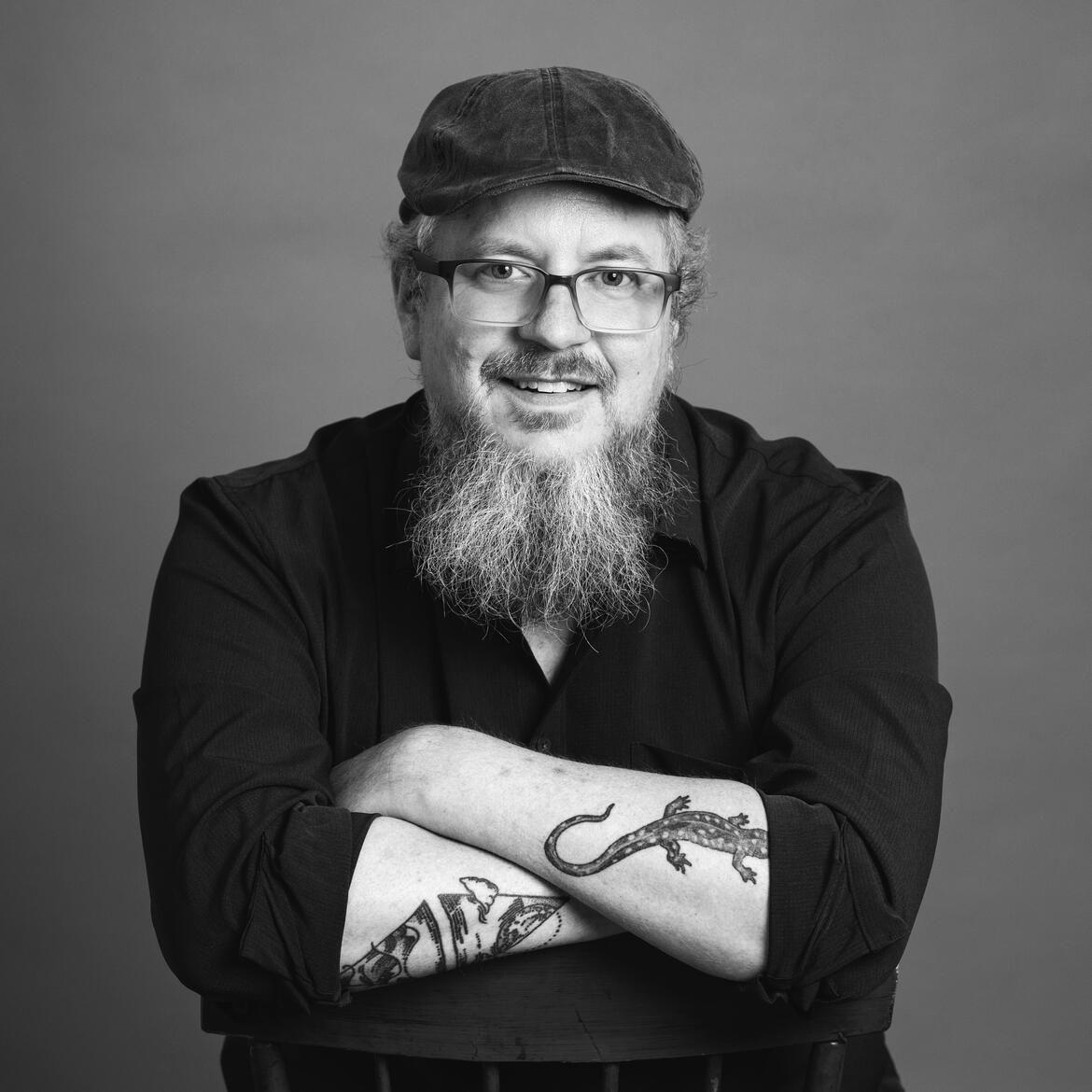 Headshot of author Edson Freeman - photo credit: Amy Stern